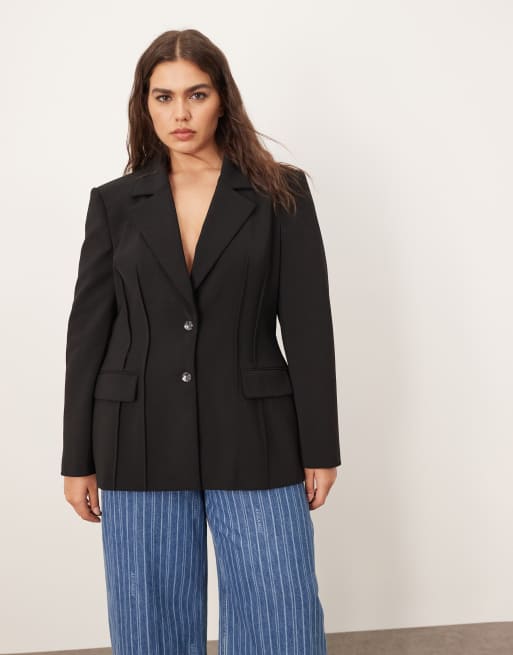 ARRANGE Curve - Blazer modellante premium nero, 2 di 4
