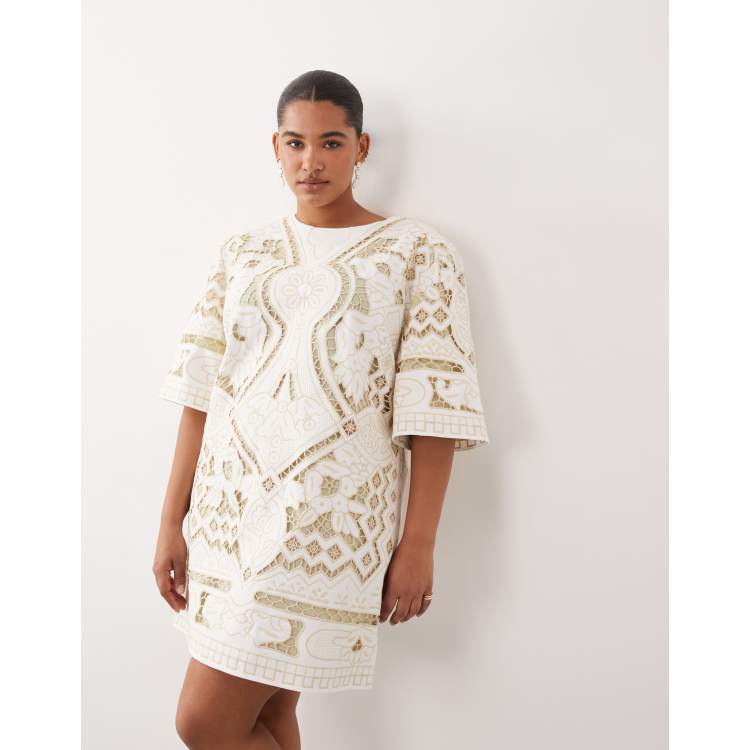 openwork embroidered mini dress Patou main image 0