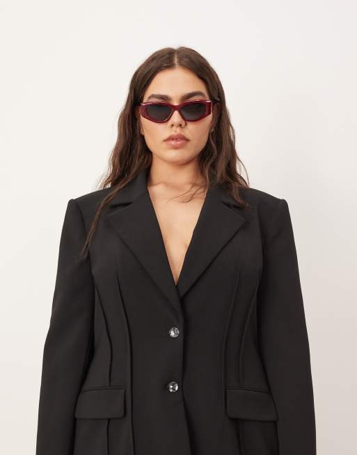 ARRANGE Curve – Formender Blazer aus hochwertigem Material in Schwarz, 3 von 4