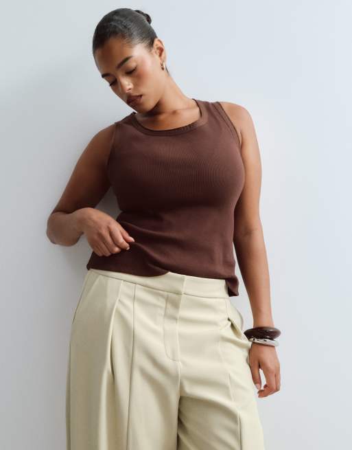 ARRANGE Curve geplooide barrel leg broek in pistache, 4 van 5