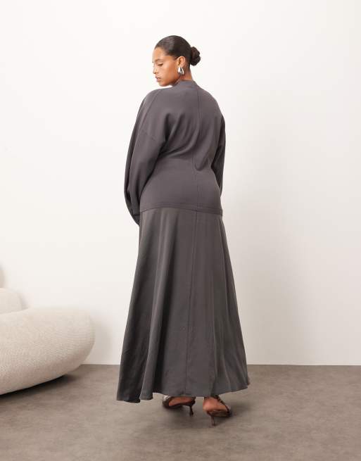 ENFOLD　CURVE-SLEEVE ASYMMETRY-DRESS CURVE－SLEEVE ASYMMETRY－DRESS