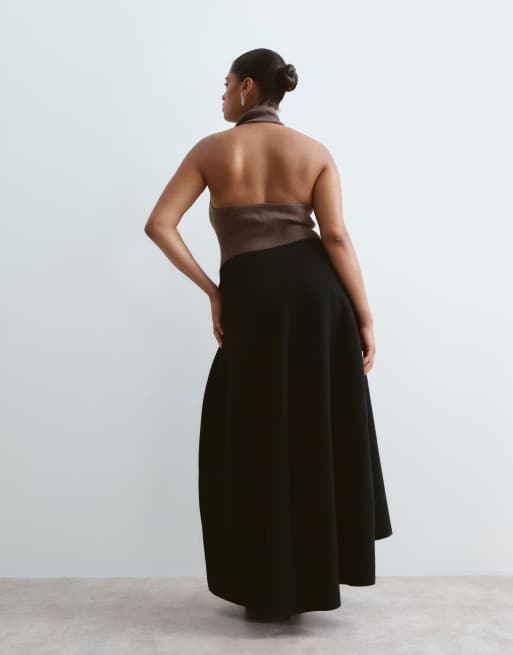 long ruched dress Turquoise Sleeve Midi Trouser Inseam:W34 L32 Web Collection: New In Dresses Cute A line Spaghetti technical design feature that