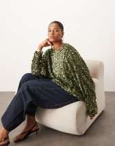 ASOS DESIGN premium suede trench coat in dark olive