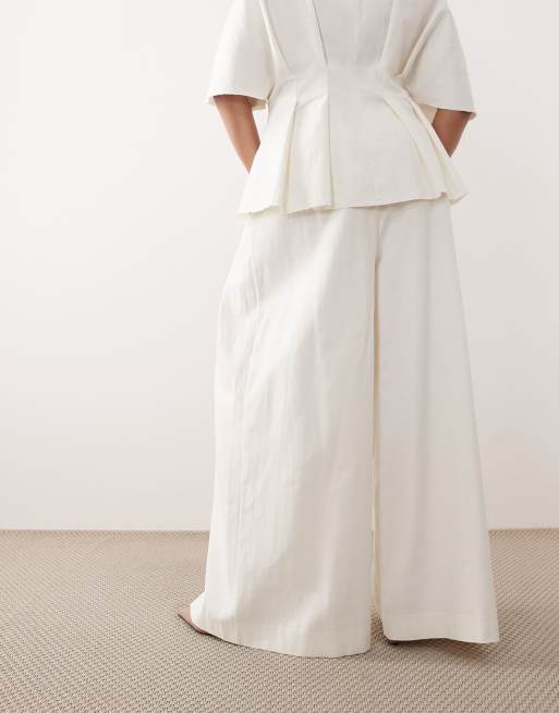 ARRANGE Curve - Pantalon d'ensemble à pinces - Blanc, 5 de 5