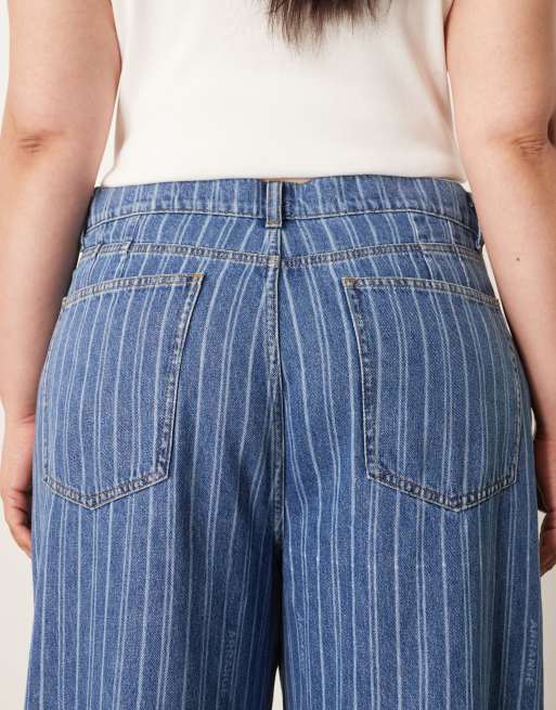 ARRANGE Curve – Parker – Locker sitzende Jeans mit hohem Bund, Umschlagsaum und Laserstreifen, 4 von 5