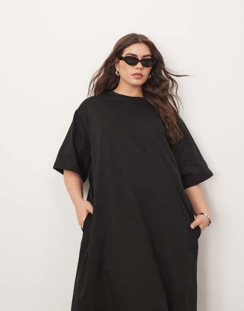 Plus Size T-Shirt Dresses | Shop at ASOS