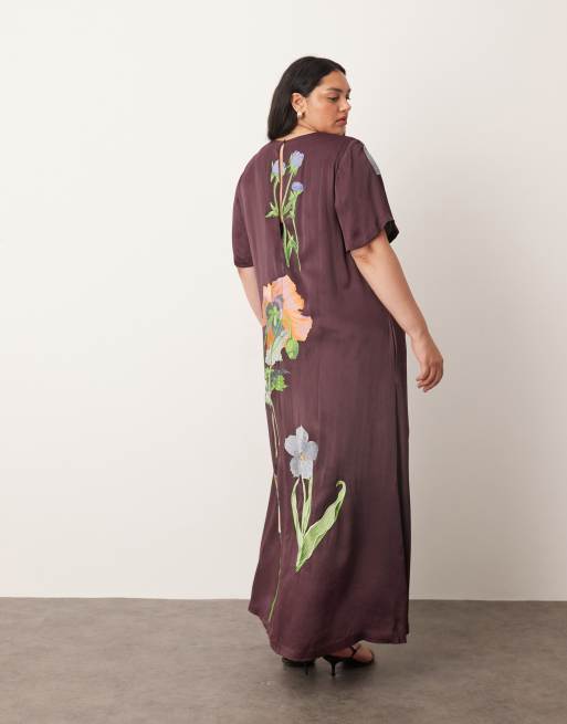 white embroidered midi dress Embroidered maxi dress | BSB main image 1