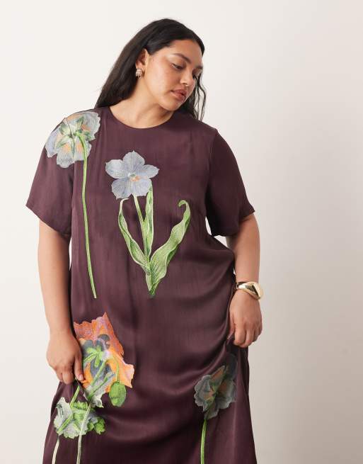 green emerald velvet dress Roper Women's Horseshoe Floral Retro Dress main image 1