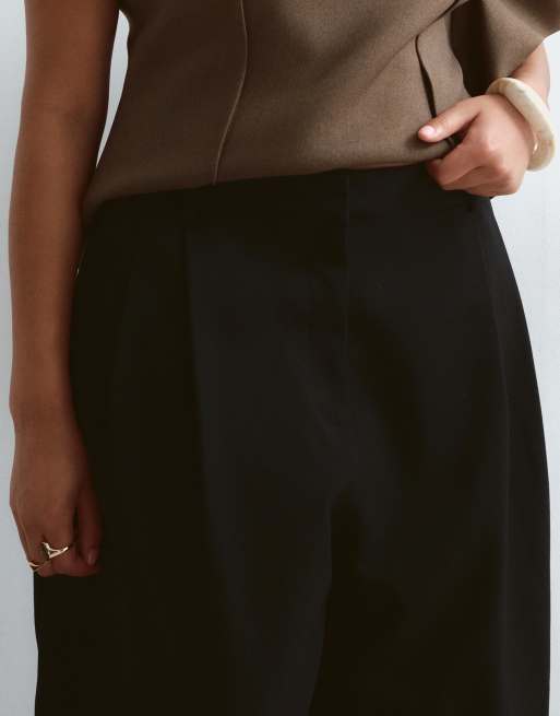 ARRANGE Curve Spence tailored wool blend pants in black, 5 of 5