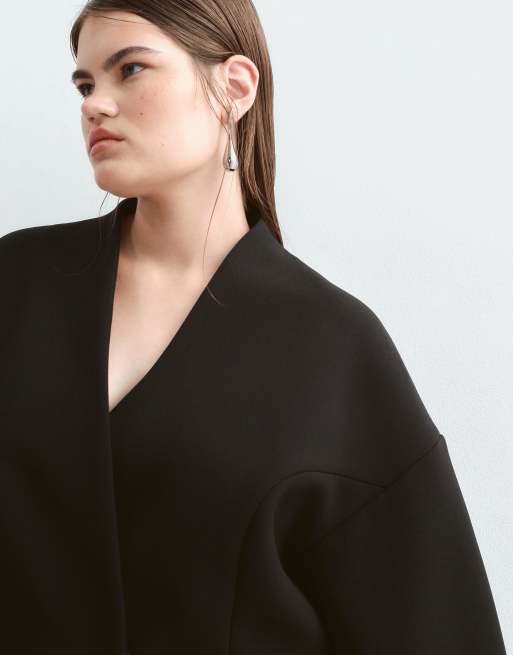 ARRANGE Curve strukturerad kavaj-miniklänning i svart, 3 av 5