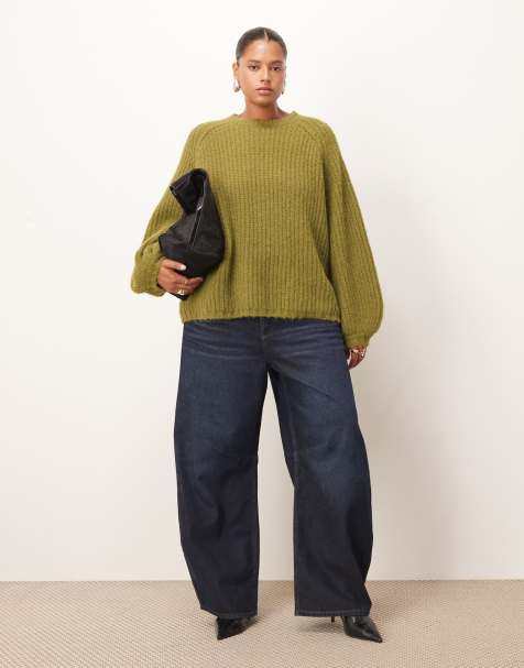 ARRANGE Curve Sydney denim barrel leg jeans in indigo - view 1