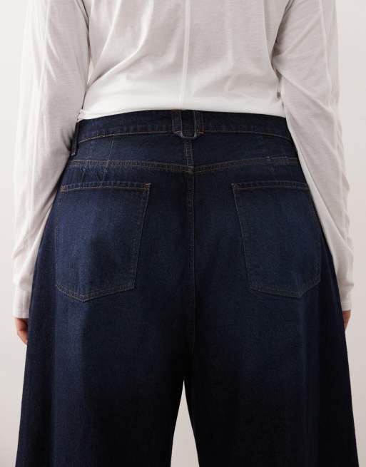 ARRANGE Curve – Sydney – Indigoblå jeans med barrelben, 4 av 5