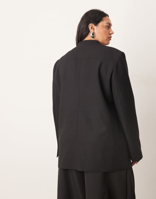 ARRANGE Curve - Ultimate - Blazer zonder kraag in zwart, 2 van 4