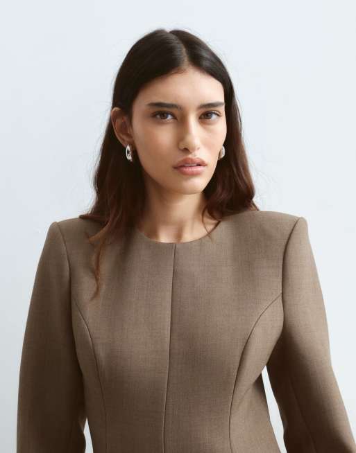 ARRANGE dopasowany kombinezon w kolorze tobacco, 3 z 4