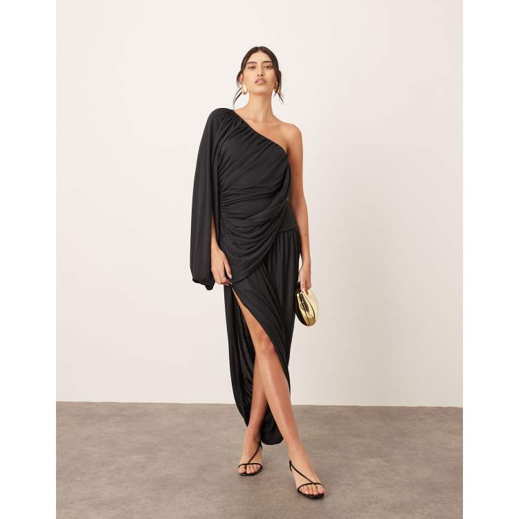 スーツ・フォーマル・ドレス ANDRESD drape dress BLACK スーツ・フォーマル・ドレス ANDRESD drape dress BLACK ANDRESD