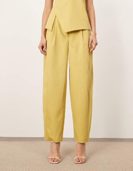 ARRANGE - Elegante ballonbroek met strepen in pistache, deel van co-ord set, 2 van 4