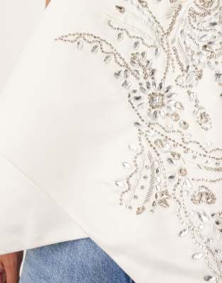 Arrange Embellished Bandeau Square Cut Top