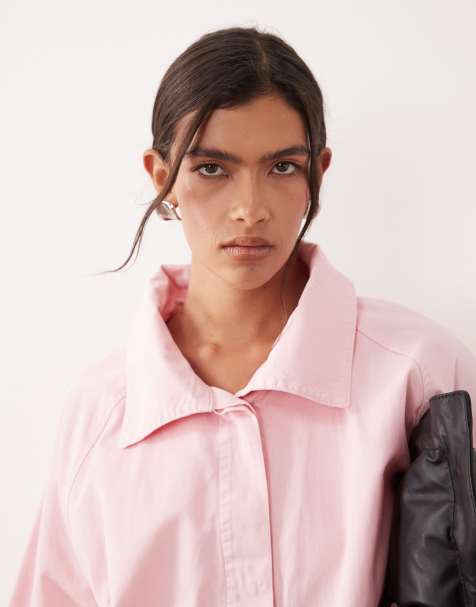 ARRANGE - Ensemble veste fonctionnelle en sergé avec ourlet à cordon de serrage et pantalon - Rose - view 1