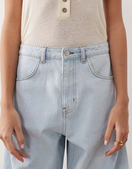 ARRANGE – Franklyn – Jeans in heller Waschung mit Ziernaht und abgerundetem Beinschnitt, 5 von 5