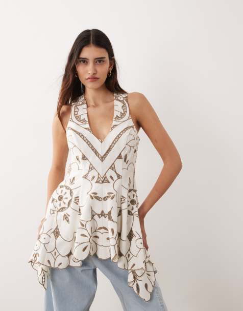 ARRANGE - Geborduurde top met lange pasvorm en A-lijn - view 1