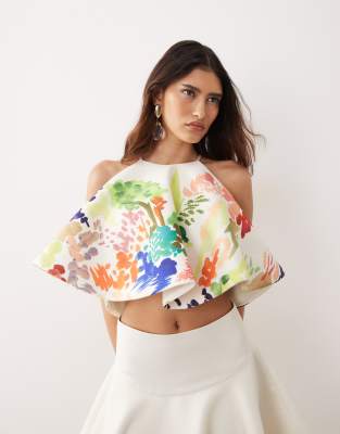 Arrange Halter Top In Multi