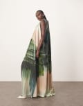[ARRANGE] ARRANGE halterneck full maxi dress in ombre print-Multi 8 Ombre print