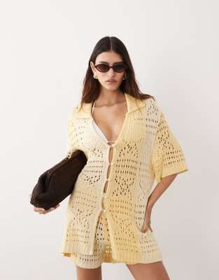 Arrange Knit Shirt In Neutral