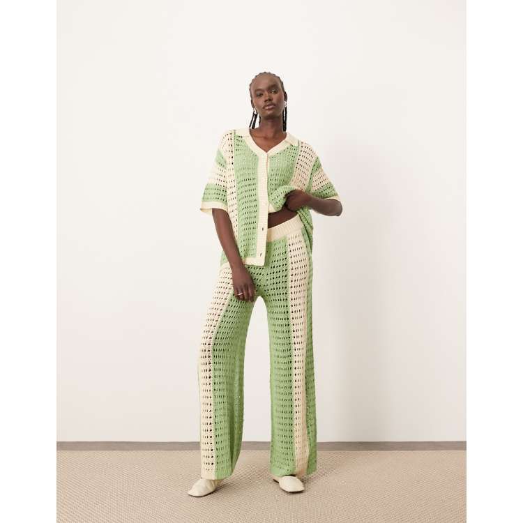 24ss soph「HIGH GAUGE WAVE STRIPE SLACKS」 344A2775_grande.jpg?v=1738261870