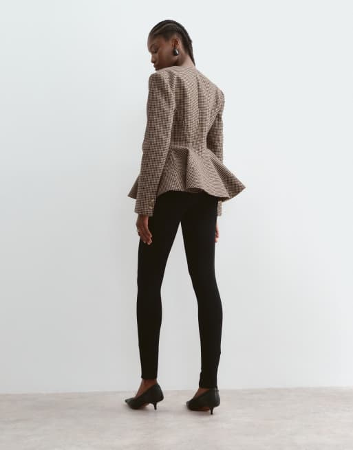 ARRANGE knitted skinny pants in black, 3 of 5
