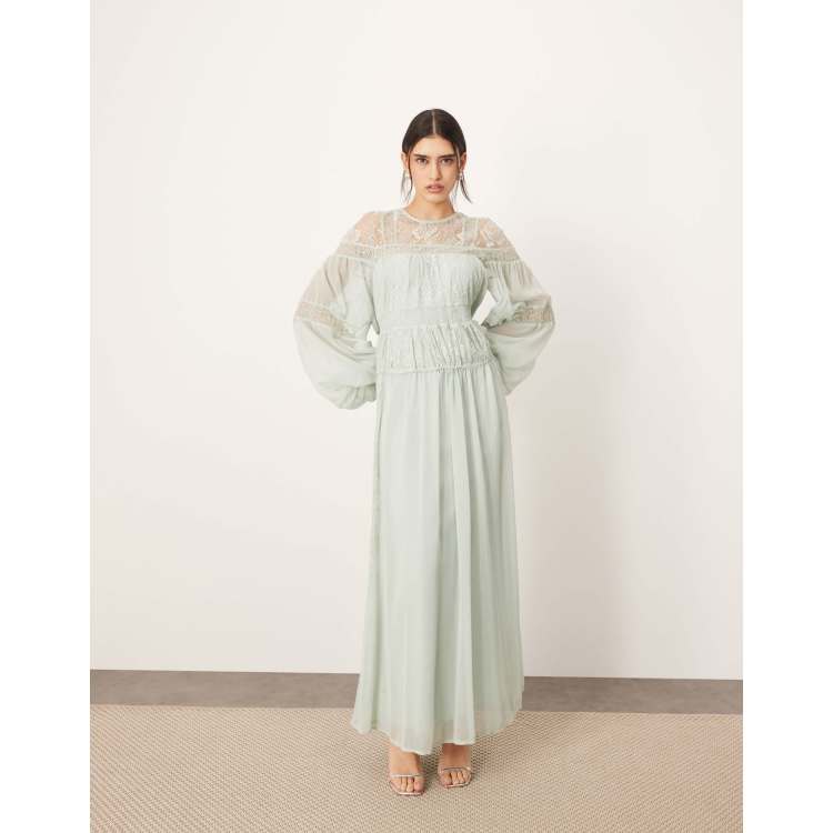 スーツ・フォーマル・ドレス hem tiered volume sleeve embroidery OP WILLFULLY official web store（ウィルフリーコウシキツウハン