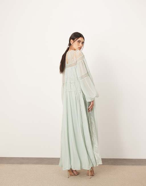 スーツ・フォーマル・ドレス hem tiered volume sleeve embroidery OP WILLFULLY official web store（ウィルフリーコウシキツウハン