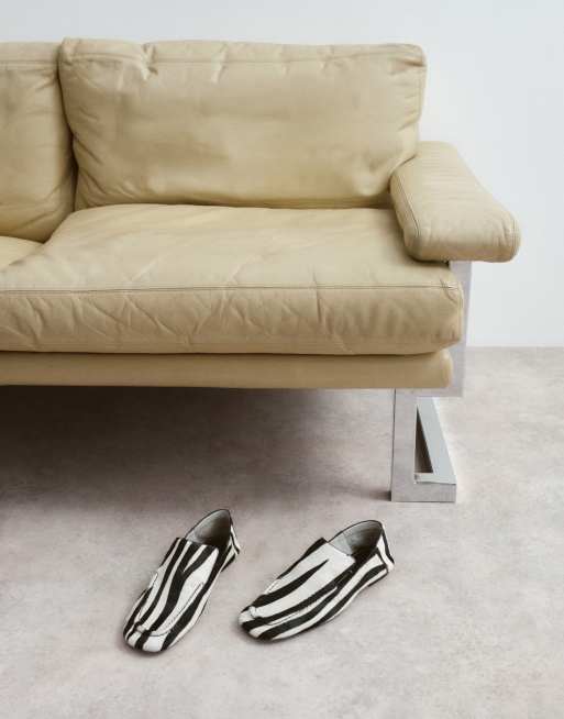 ARRANGE leather loafer in zebra print, 4 of 4