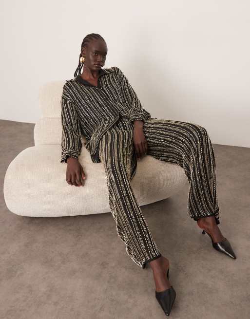 ARRANGE linear beaded trousers co-ord, 2 of 5