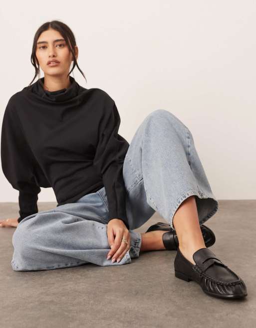 ARRANGE - Mocassins en cuir de qualité supérieure - Noir, 3 de 4