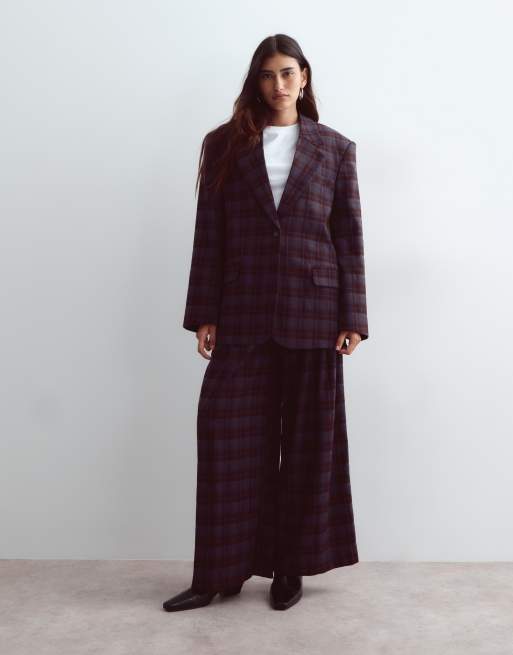 ARRANGE oversize marynarka jednorzędowa w kratę, część zestawu, 2 z 5