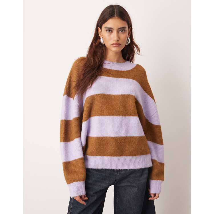 トップス SOL FUC All around Knit Sweater Brown 208431793-1-lilacbrown?$n_750w
