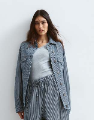 Arrange Oversized Jacket Co-ord In Multi
