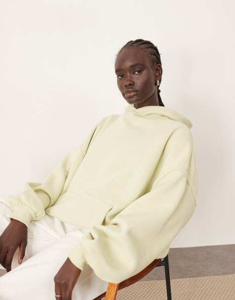 ARRANGE oversized premium heavyweight hoodie in pistachio - view 1