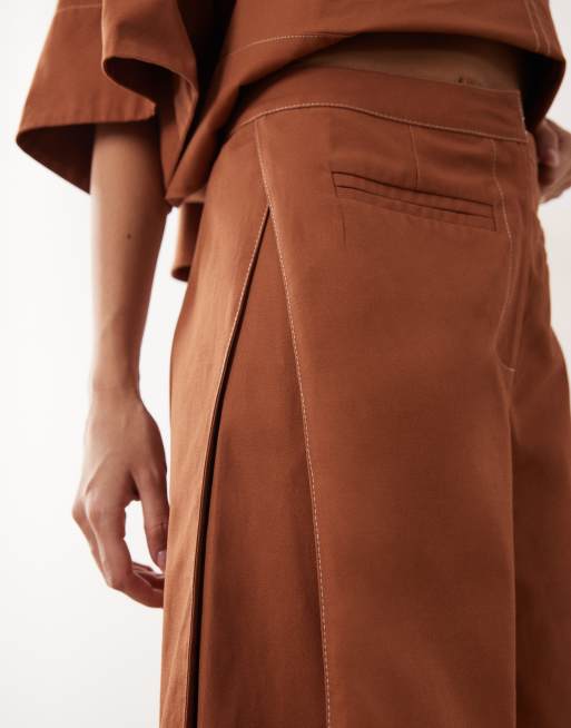 ARRANGE - Pantalon d'ensemble à pinces - Terracotta , 4 de 5
