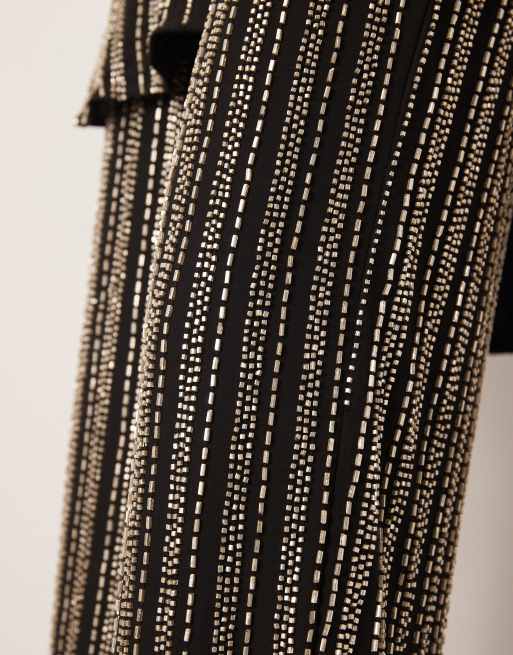 ARRANGE - Pantalon d'ensemble orné de perles linéaires, 5 de 5