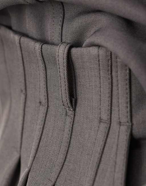 ARRANGE - Pantalon large habillé d'ensemble à pinces - Gris, 3 de 5