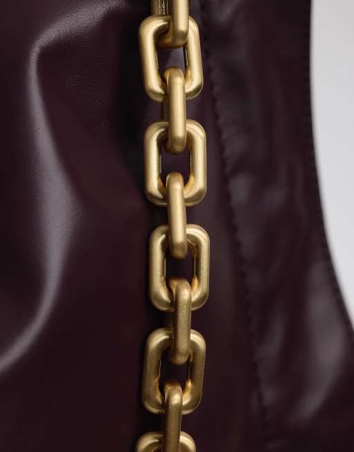 ARRANGE Pillow bag in black cherry, 6 of 6