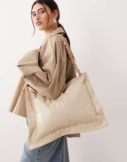 ARRANGE Pillow leather bag in buttermilk, 5 of 5
