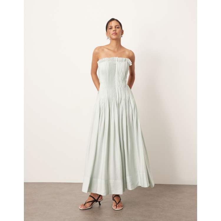 AMERI★SPUN ORGANDY PLEATS DRESS AMERI☆SPUN ORGANDY PLEATS DRESS SPUN ORGANDY PLEATS DRESS