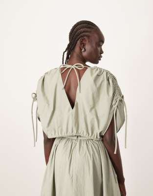 Shop Arrange Plunge Top With Ruched Detail