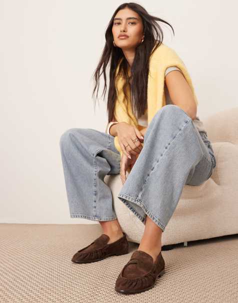 ARRANGE - Premium - Brune loafers i læder og ruskind - view 1