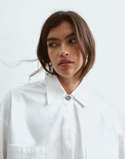 ARRANGE - Premium - Hvid oversized skjorte, 5 af 5