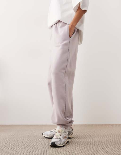 ARRANGE – Premium – Mjuklila, kraftiga mjukisbyxor i oversize med muddar, 2 av 5