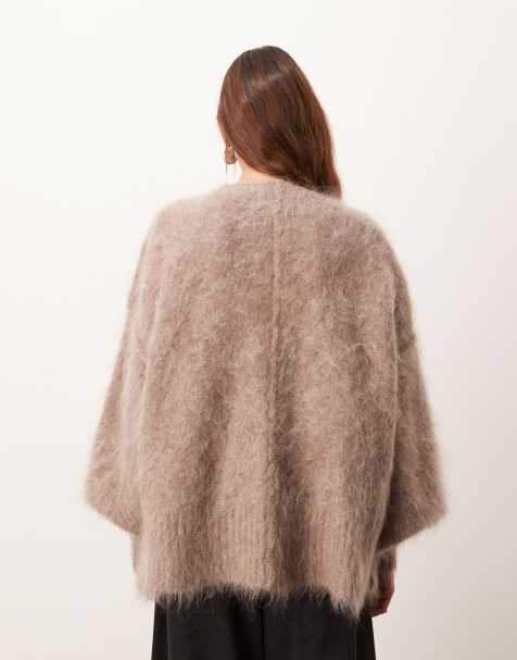 ARRANGE premium oversize-kofta i taupe - view 1