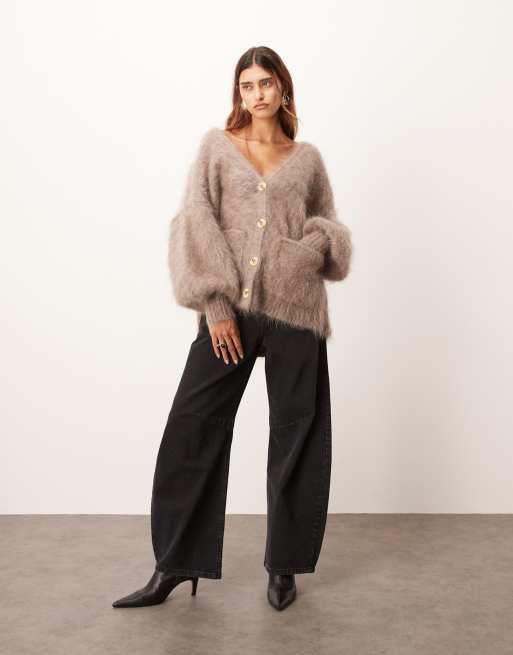 ARRANGE - Premium - Oversized vest in taupe, 2 van 4